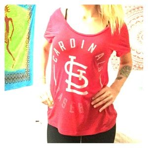 Pink Victoria's Secret St. Louis Cardinals T-Shirt